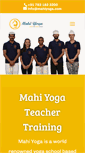 Mobile Screenshot of mahiyoga.com